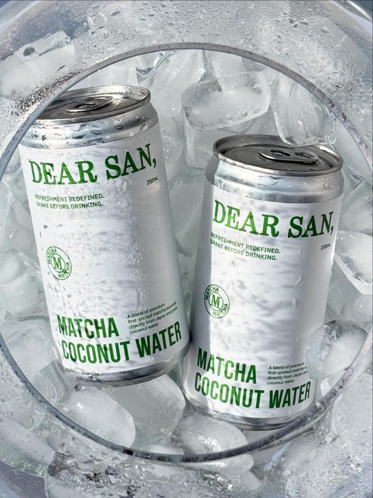 DEAR SAN | MATCHA COCONUT WATER